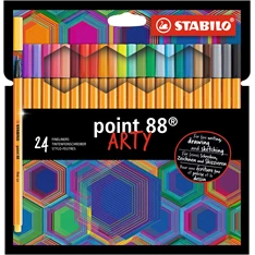 Stabilo ARTY Point 88 24db-os vegyes színű tűfilc készlet Stabilo ARTY Point 88 24db-os vegyes színű tűfilc készlet