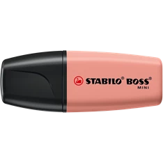 Stabilo BOSS MINI NatureVibes vörösbarna szövegkiemelő