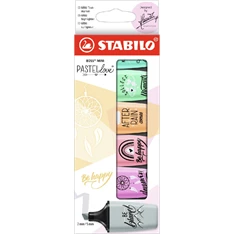 Stabilo BOSS MINI Pastellove 6 db/csomag vegyes színű szövegkiemelő Stabilo BOSS MINI Pastellove 6 db/csomag vegyes színű szövegkiemelő