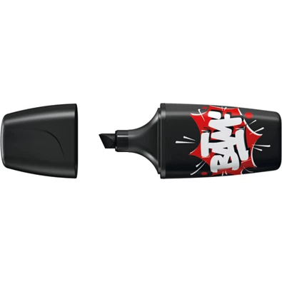 Stabilo BOSS MINI by Snooze One fekete szövegkiemelő