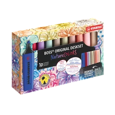 Stabilo BOSS ORIGINAL NatureCOLORS Wildflowers Edition 10 db-os szövegkiemelő készlet