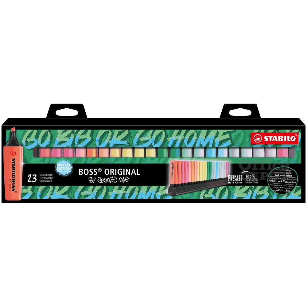 Stabilo BOSS ORIGINAL by Snooze One 23 db-os asztali szövegkiemelő készlet