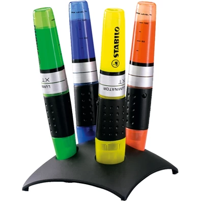 Stabilo LUMINATOR tartóval 4db-os szövegkiemelő Stabilo LUMINATOR tartóval 4db-os szövegkiemelő
