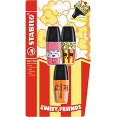 Stabilo BOSS MINI Sweet Friends 3db-os vegyes színű szövegkiemelő Stabilo BOSS MINI Sweet Friends 3db-os vegyes színű szövegkiemelő