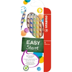 Stabilo Easy balkezes 6 db-os színesceruza készlet