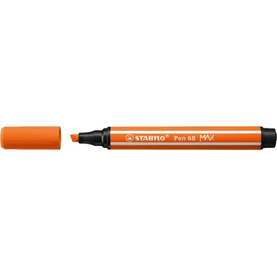 Stabilo Pen 68 MAX vágott hegyű sötét narancs prémium rostirón Stabilo Pen 68 MAX vágott hegyű sötét narancs prémium rostirón