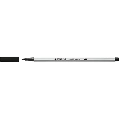 Stabilo Pen 68 brush fekete ecsetfilc Stabilo Pen 68 brush fekete ecsetfilc