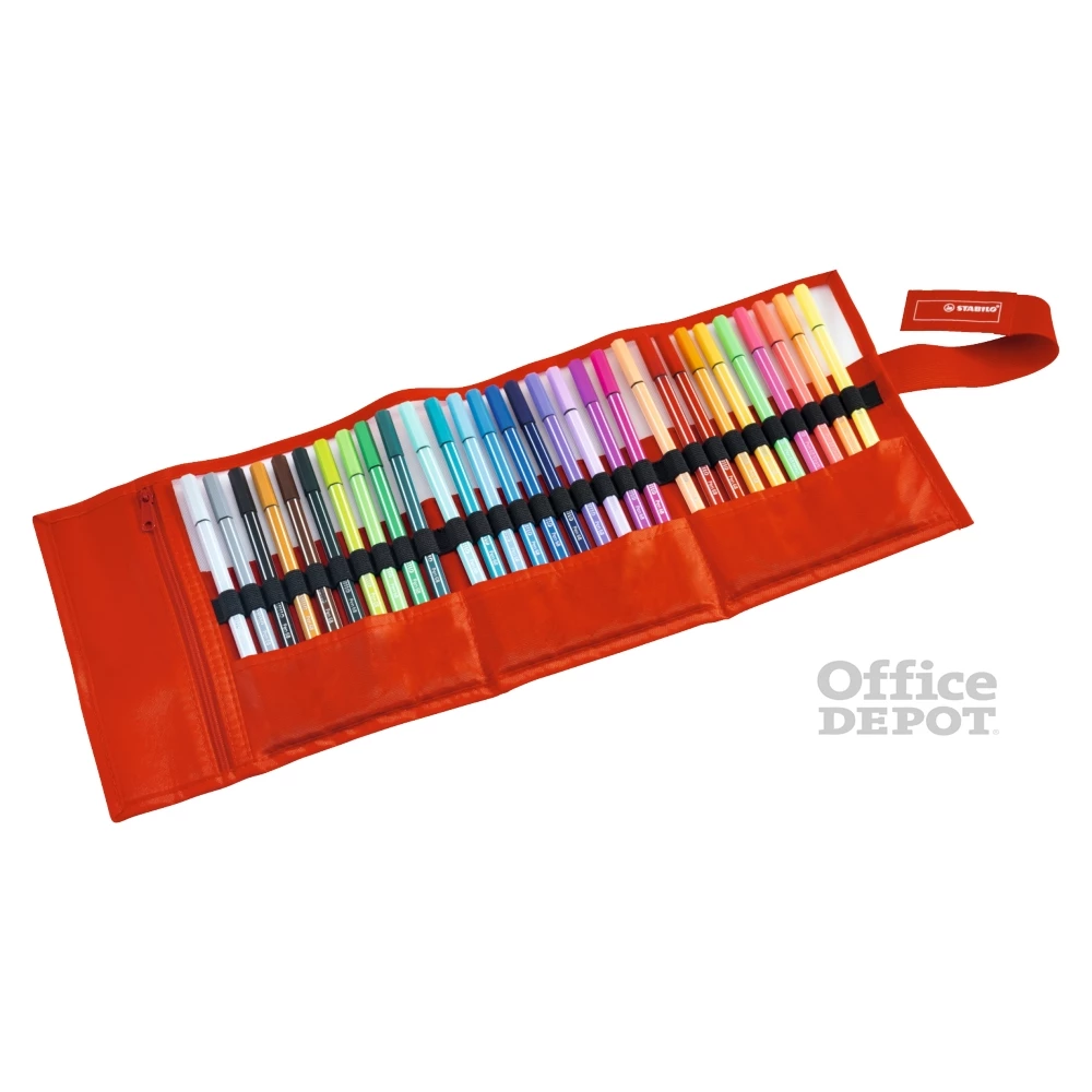 Stabilo Pen 68 textil tartós 30db-os vegyes színű filctoll készlet