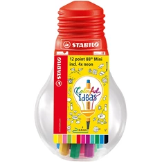Stabilo Point 88 Mini Colorful Ideas 12db-os vegyes színű tűfilc készlet