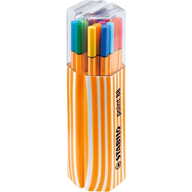 Stabilo Point 88 Twin Pack 20db-os vegyes színű tűfilc készlet Stabilo Point 88 Twin Pack 20db-os vegyes színű tűfilc készlet