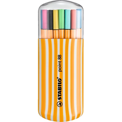 Stabilo Point 88 Zebrui 20db-os vegyes színű tűfilc készlet Stabilo Point 88 Zebrui 20db-os vegyes színű tűfilc készlet
