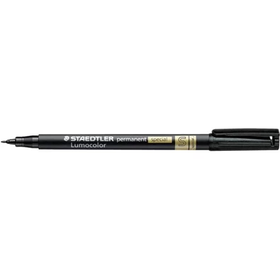 Staedtler Lumocolor permanent S fekete speciális marker Staedtler Lumocolor permanent S fekete speciális marker