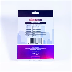 Stansson 3m Displayport v1.4 kábel Stansson 3m Displayport v1.4 kábel