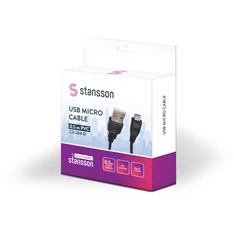 Stansson 50cm USB micro kábel Stansson 50cm USB micro kábel