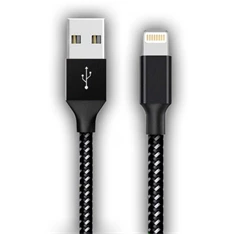 Stansson MFI 2m USB - Lightning fonott kábel Stansson MFI 2m USB - Lightning fonott kábel