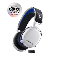 SteelSeries Arctis 7P+ PS5 fehér vezeték nélküli gamer headset SteelSeries Arctis 7P+ PS5 fehér vezeték nélküli gamer headset