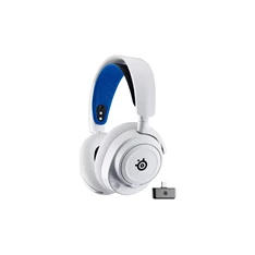 SteelSeries Arctis Nova 7P vezeték nélküli fehér gamer headset SteelSeries Arctis Nova 7P vezeték nélküli fehér gamer headset