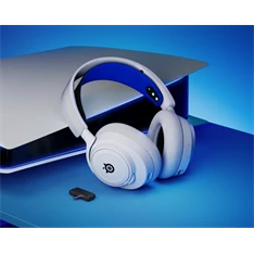 SteelSeries Arctis Nova 7P vezeték nélküli fehér gamer headset SteelSeries Arctis Nova 7P vezeték nélküli fehér gamer headset
