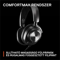 SteelSeries Arctis Nova Pro X fekete gamer headset SteelSeries Arctis Nova Pro X fekete gamer headset