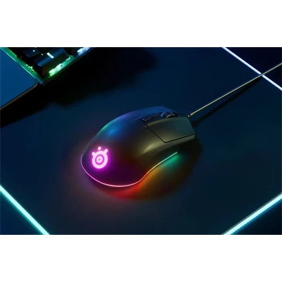 SteelSeries Rival 3 fekete optikai gamer egér