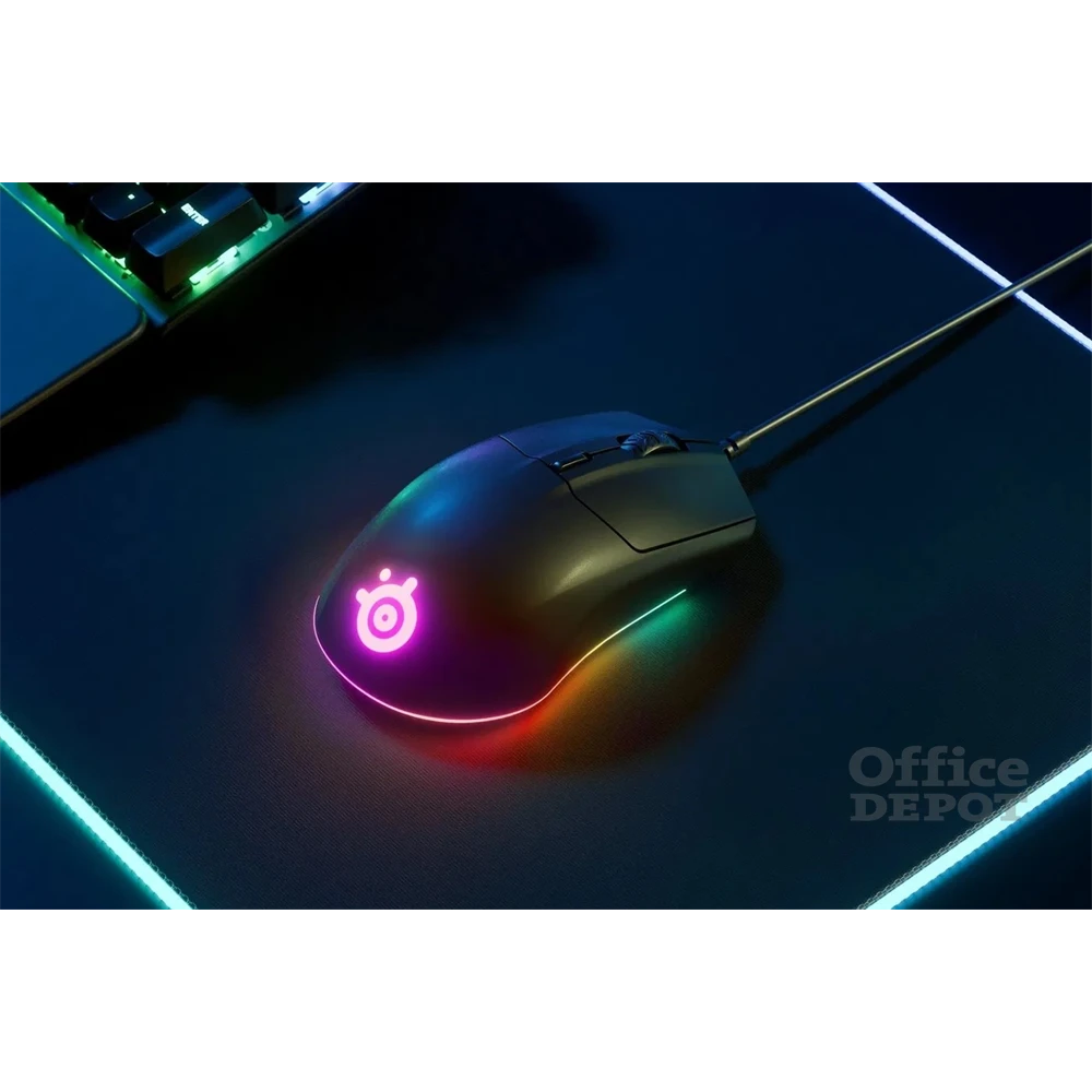 SteelSeries Rival 3 fekete optikai gamer egér