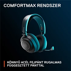 Steelseries Arctis Nova 7P vezeték nélküli kék-fekete gamer headset Steelseries Arctis Nova 7P vezeték nélküli kék-fekete gamer headset
