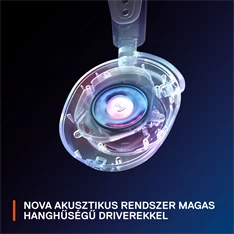Steelseries Arctis Nova 7P vezeték nélküli kék-fekete gamer headset Steelseries Arctis Nova 7P vezeték nélküli kék-fekete gamer headset