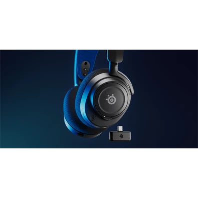 Steelseries Arctis Nova 7P vezeték nélküli kék-fekete gamer headset Steelseries Arctis Nova 7P vezeték nélküli kék-fekete gamer headset