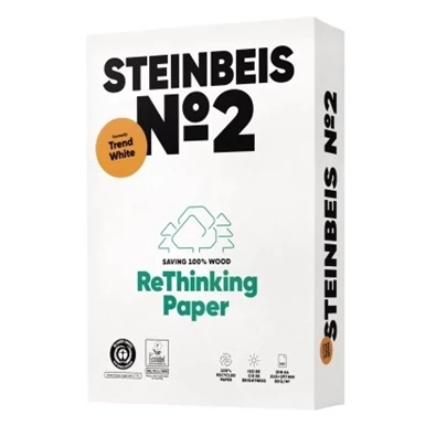 Steinbeis No.2 Recycled A4 80g 500lap újrahasznosított másolópapír Steinbeis No.2 Recycled A4 80g 500lap újrahasznosított másolópapír