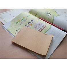 Stick`N KraftNotes 150x101 mm 100 lap vonalas öntapadó natúr újrahasznosított jegyzettömb Stick`N KraftNotes 150x101 mm 100 lap vonalas öntapadó natúr újrahasznosított jegyzettömb