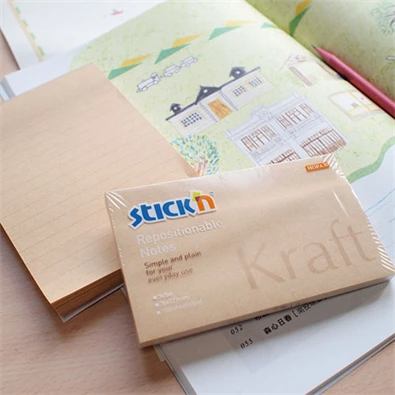 Stick`N KraftNotes 76x127 mm 100 lap öntapadós natúr újrahasznosított jegyzettömb Stick`N KraftNotes 76x127 mm 100 lap öntapadós natúr újrahasznosított jegyzettömb