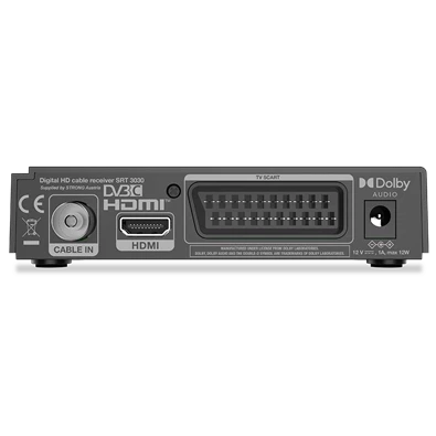 Strong SRT3030 HD DVB-C digitális kábel TV beltéri egység Strong SRT3030 HD DVB-C digitális kábel TV beltéri egység