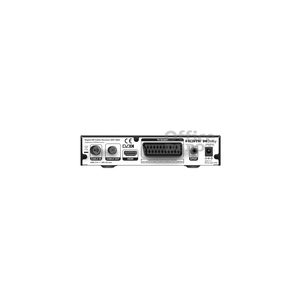 Strong SRT 3002 DVB-C digitális kábeltévé beltéri egység