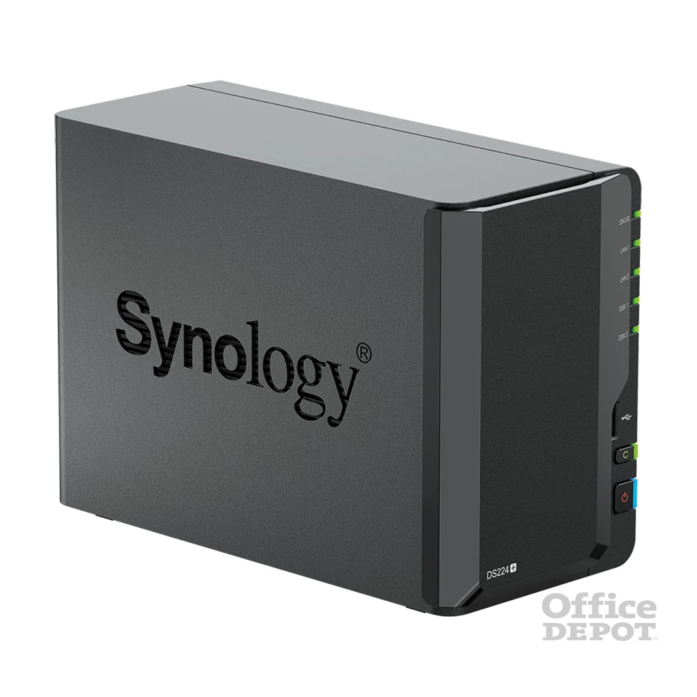 Synology DiskStation DS224+ (2GB) 2x SSD/HDD NAS + regisztrációs kártya
