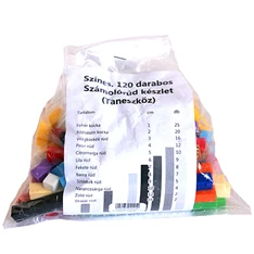 120db színes számolórúd készlet 120db színes számolórúd készlet