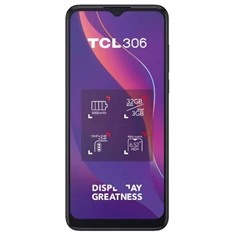 TCL 306 3/32GB Dual SIM kártyafüggetlen okostelefon - szürke (Android) TCL 306 3/32GB Dual SIM kártyafüggetlen okostelefon - szürke (Android)