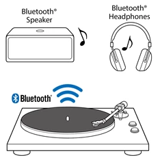TEAC TN-280BT-A3/B Bluetooth fekete lemezjátszó TEAC TN-280BT-A3/B Bluetooth fekete lemezjátszó