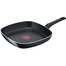 TEFAL B5564053 Simple Cook grillserpenyő Fekete TEFAL B5564053 Simple Cook grillserpenyő Fekete