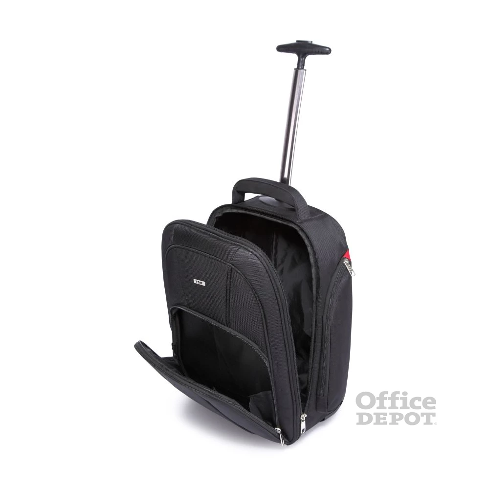 TOO 15,6" fekete gurulós hátizsák