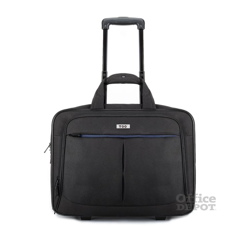 TOO 15,6" fekete gurulós notebook táska