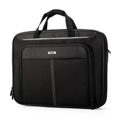 TOO 15,6" fekete notebook táska fehér dekor csíkkal TOO 15,6" fekete notebook táska fehér dekor csíkkal