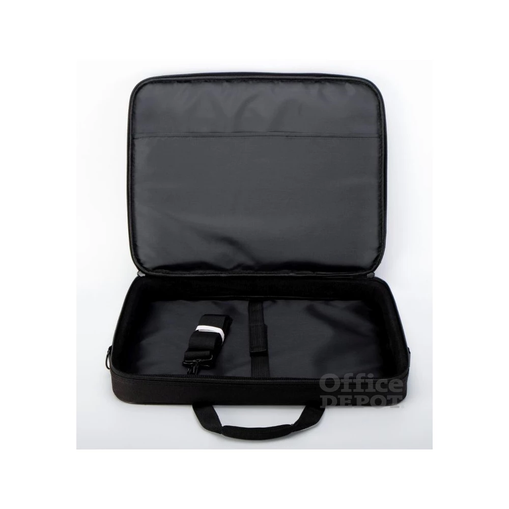 TOO 15,6" fekete notebook táska fehér dekor csíkkal