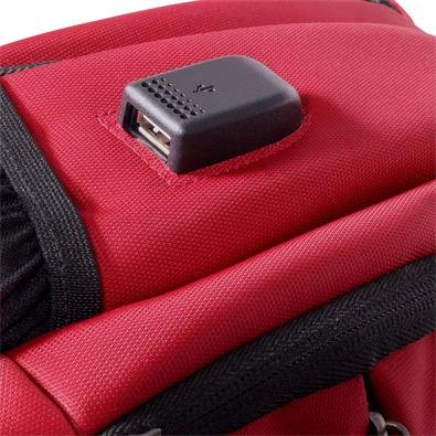 TOO 15,6" lopásbiztos/USB portos piros hátizsák TOO 15,6" lopásbiztos/USB portos piros hátizsák