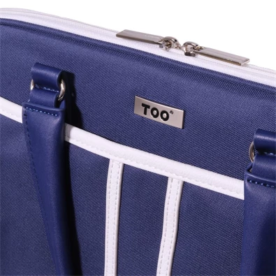 TOO 15,6" sötétkék-fehér női notebook táska TOO 15,6" sötétkék-fehér női notebook táska