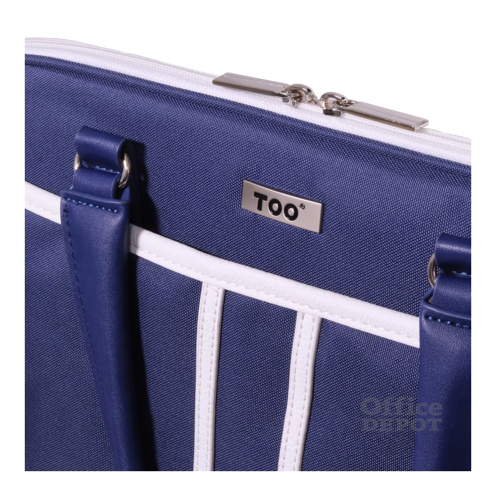 TOO 15,6" sötétkék-fehér női notebook táska