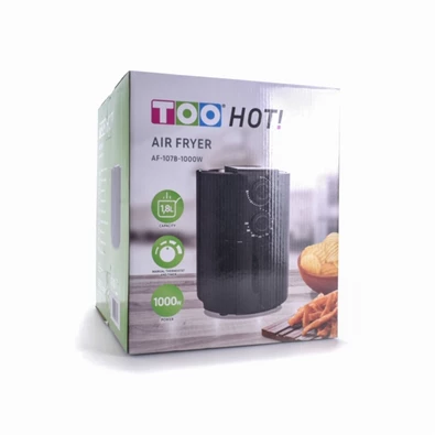 TOO AF-107B-1000 W fekete 1,8 L forrólevegős sütő (air fryer/airfryer) TOO AF-107B-1000 W fekete 1,8 L forrólevegős sütő (air fryer/airfryer)