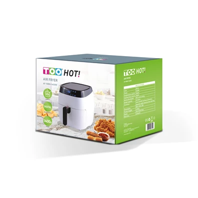 TOO AF-108W-1400W fehér 3,5 L forrólevegős sütő (air fryer/airfryer) digitális vezérléssel TOO AF-108W-1400W fehér 3,5 L forrólevegős sütő (air fryer/airfryer) digitális vezérléssel