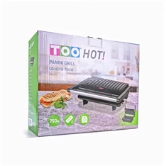 TOO CG-401B-750W fekete kontakt grill TOO CG-401B-750W fekete kontakt grill