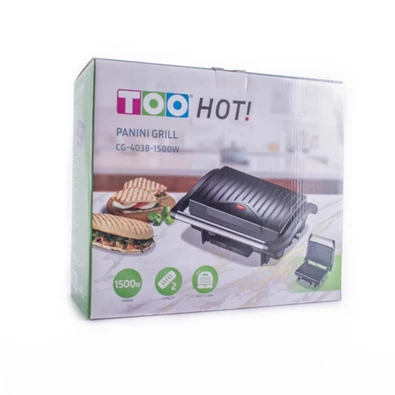 TOO CG-403B-1500W fekete kontakt grill TOO CG-403B-1500W fekete kontakt grill