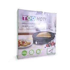 TOO CM-303B-1200W fekete elektromos palacsinta- grill (Újracsomagolt) TOO CM-303B-1200W fekete elektromos palacsinta- grill (Újracsomagolt)
